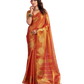 Red - Traditional Silky Fancy Saree with Blouse Piece - UK Stock - 2/3 days Delivery  12KT25 RP476