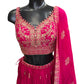 Fuchsia - Designer Ready Made Lehenga Set - Size 10 (12) UK Stock - 24h Dispatch - HINA  KVP 0425