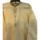 Cream / Gold - Banarasi Handloom Brocade Mens Indian Kurta set - UK Stock - Weddings / Walimas , Sangeet, Diwali, Eid, Mehndi / Henna - VEE2532 KR