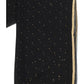 Black - Ladies Net Dupatta with Gold Lace Border  & Diamante - Mix N Match -  VC2501 T0125