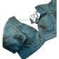 36" UK10 & 40" UK14 - Teal Blue - Deep Neck & Back - Saree / Lehenga Blouse -UK Stock - Quick Dispatch - B246 09KP25