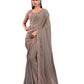 Rose Gold- Chiffon Saree with Fancy Ready made Blouse - SRV7907  PY 0624