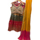 Size 10 / 36" Bust - Multi Coloured - Ready Made Lehenga Set - UK Stock - 24h Dispatch - KTC250115 TV 0125