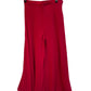 Magenta Fuchsia - Ladies Medium Length Top Palazzo Trousers Suit - Size 12 (38") - KTC250162 VK