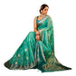 Sea Green - Handloom  - Cotton Silky Banarasi Saree with Blouse Piece - RP84002 10KP25