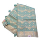 Sea Green - Handloom  - Chiffon Banarasi Saree with Blouse Piece - JOH1605 10TK25