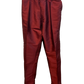 Maroon - Plain Silky Mens Indian Kurta set with Trousers - UK Stock - Weddings / Walimas , Sangeet, Diwali, Eid, Mehndi / Henna - EM66 05KJ26