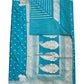 Turquoise Blue - Classic Banarasi Soft Silky Saree with Blouse Piece - UK stock - 24hr Dispatch - UST2501 VT