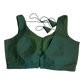 Size 40" / UK 14 - Bottle Green - Sleevless Saree blouse with cups - UK Stock - With Margin inside - VAM1301 - KY