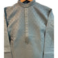 Sea Green - Banarasi Handloom Brocade Mens Indian Kurta set - UK Stock - Weddings / Walimas , Sangeet, Diwali, Eid, Mehndi / Henna - VEE2433 VR