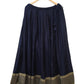 Navy Blue - Silky Lehenga Set - Weddings ,Bridesmaids, Sangeet,  Henna, Haldi - 24h Dispatch - AF2414 TT 0624