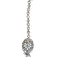Clear - Silver Finish Medium Size Tika Head Piece - Indian Ladies Fashion Jewellery - AE2442 11Vp24