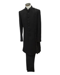 Stunning Black Self Embroidery Sherwani with Hand work -  BS891 HP 0823