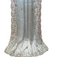 Sky Blue - Pastel Sequins Silky Saree with Blouse Piece - MF3801  JJ 0824