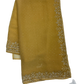 Pastel Yellow - Rich Saree with Bead Embroidery and Blouse Piece - UK stock - 24hr Dispatch - RS2524 TY