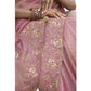 Dusty Pink- Handloom  - Designer Embroidered Saree with Blouse Piece - SULBRI4008 PY 0425