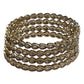 Antique Gold Finish Gold Reverse Stone Bangles (Set of 4) - Mix N Match - NBA2401Jp