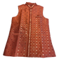 Orange - Mirror Work All Over Embroidered - Mens Indian Waistcoat - UK Stock - 24 hr Dispatch - KCS4782 03KP26