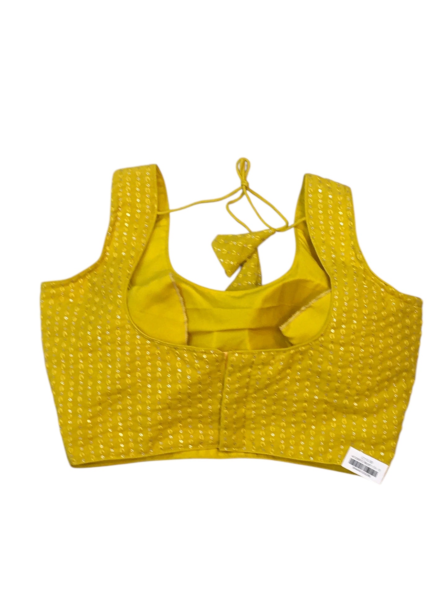 UK 12 / 38" Haldi Yellow Lucknow Chiffon Lehenga Set - UK Stock - 24h Dispatch - AF2330 TC 0623