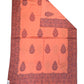 Peach - Soft Art Wool Handloom Woven Shawl -  11C24 NTC2413