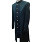 Teal - Classic Self Brocade Panelled Sherwani with Tousers - XS, S, M, L, XL to XXXL BS990 01RA25