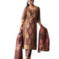 Magenta Pink - Banarasi Handloom Ladies Indian Salwar Suit with Printed Dupatta - Available in Size 10 (36") LL-FAR22406 TY 1024