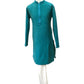 Turquoise Blue - Silky Self Brocade Mens Kurta Set - Wedding Sangeet Mehendi Haldi - SHU2308 KT 0923