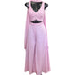 Baby Pink - Designer Ladies Short Top Palazzo Trousers Suit - Size 12 (38") - VMK BADAL PY
