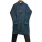 Navy Blue - Handloom Brocade Mens Indian Kurta set - UK Stock - Weddings / Walimas , Sangeet, Diwali, Eid, Mehndi / Henna - NAD25706 KA