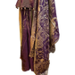 Wine - Designer Ladies Medium Spaghetti Top Palazzo Trousers Suit - Size 12 (38") - VMK KRUPA RJ
