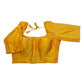 Mustard Yellow - HYBRID Silky Saree blouse - With Elastic on both side for Great fit - Size 36",38", 40" S M L  - VAM1216 Ap