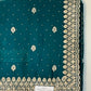 Turquoise Blue - Fancy Party Saree with Blouse Piece - UK stock - 24hr Dispatch - SP2603 VY