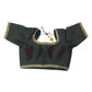 Dark Green - Dupion Silky Saree / Lehenga blouse - 38" Bust (UK 12) Can be let out to size 16  - KP272 01Hp25