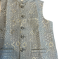 Silver Grey - Rich All Over Embroidered - Mens Indian Waistcoat - UK Stock - 24 hr Dispatch - KCS4088 06VV26