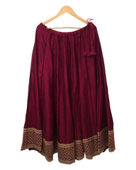 Dark Magenta - Silky Lehenga Set - Weddings ,Bridesmaids, Sangeet,  Henna, Haldi - 24h Dispatch - AF2414 TT 0624