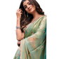 Mint Green - Fancy Party Saree with Blouse Piece - UK stock - 24hr Dispatch - LTF4605 07VY26