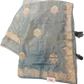 Sea Green - Saree with Thread / Stone Work and Blouse Piece - UK stock - 24hr Dispatch - SP2613 VY
