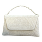 White - Rich Hand Embroidered Clutch Bag / Handbag -Bollywood / Weddings - JF27 11KJ25