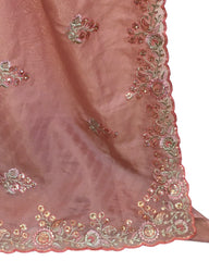 Pink - Fancy Saree with Blouse Piece - DM2218 VA 0922