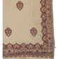 Beige  - Soft Art Wool Handloom Woven Shawl -  11C24 NTC2413 BGE1
