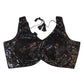 Black - Full Sequins Saree blouse with cups,  Sleeveless - 38" - UK Stock - Quick Delivery - RNK - R949-KK