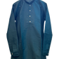 Dark Teal / Rama - Plain Silky Mens Indian Kurta set with Trousers - UK Stock - Weddings / Walimas , Sangeet, Diwali, Eid, Mehndi / Henna - EM66 05KJ26
