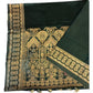 Bottle Green - Traditional Handloom Banarasi Sari / Saree - with Blouse Piece - SN2403 11VC24