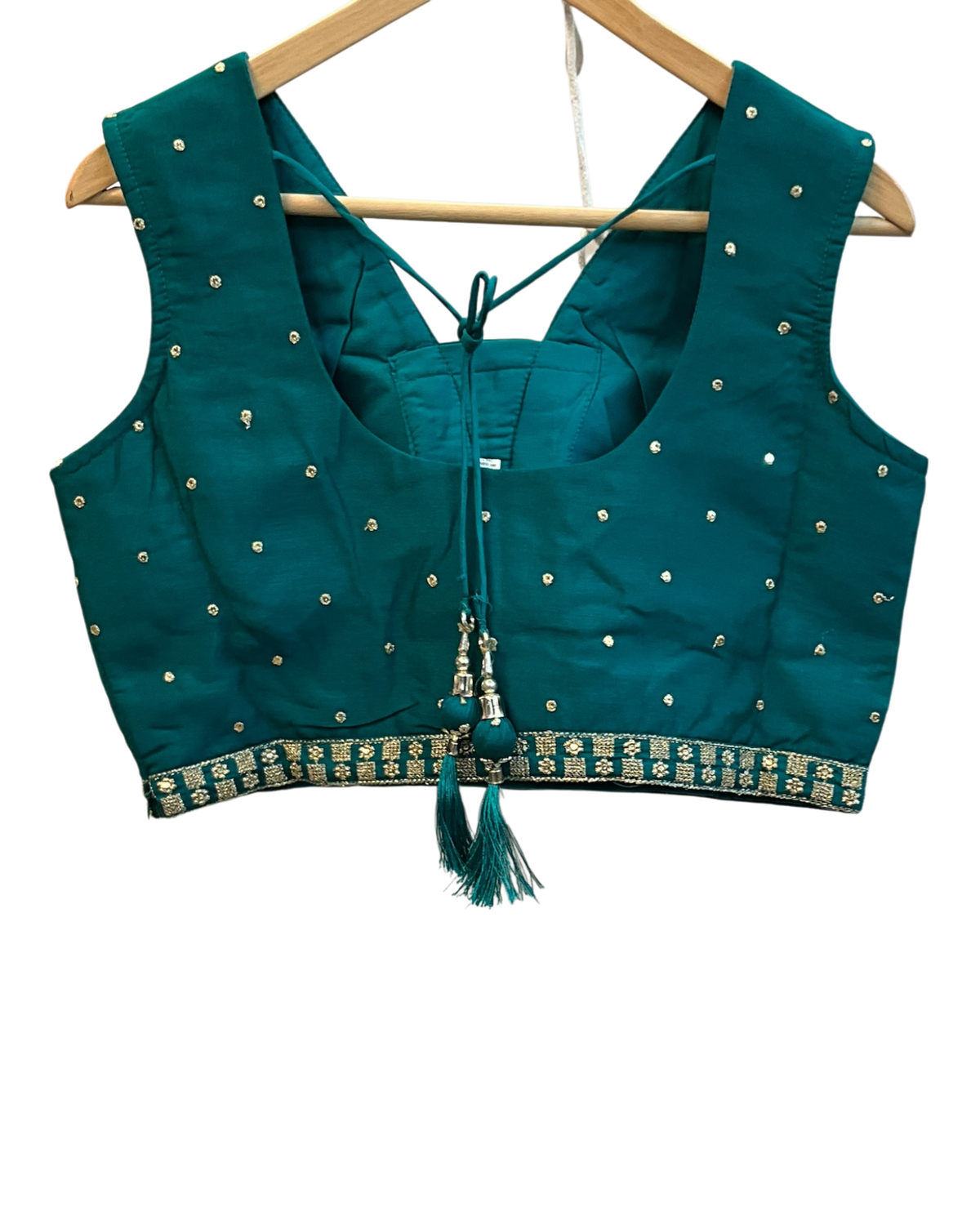 Size UK 12 (38") Jade Green - Lehenga Set - Mehndi / Sangeet / Bridesmaids / Weddings / Garba  - UK Stock - 24h Dispatch - JF524 09TV26