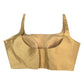 Gold - Rich Banarasi Thin Strap Designer Saree blouse with cups, 38" - UK Stock - Quick Delivery - RNK - R651- H (Copy)
