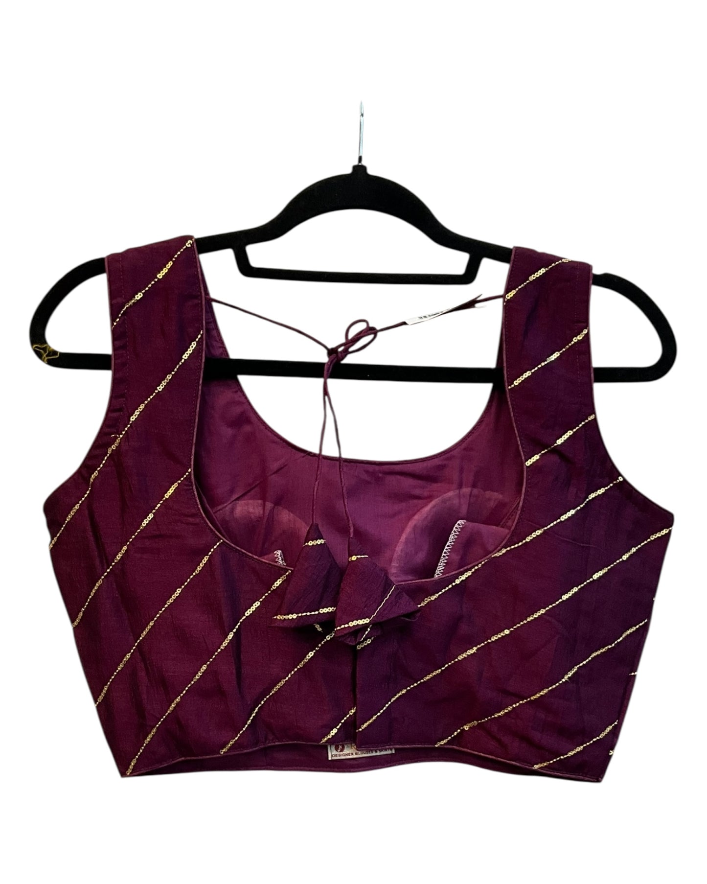 Wine -  Dupion Silk Lehenga Set - Garba / Dandia , Mehndi / Sangeet / Weddings Size UK 12 (38" Bust) Adjustable to Size 14 - UK Stock - 24h Dispatch - AF2506 09TY25