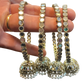Mirror Work Zhumki Dangle - Antique Gold Finish Bangles Set (Set of 4) - UK stock - SM, M, L, XL AE2602 06P26