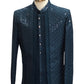 Teal Blue / Green - Stunning Double Layered Mens Sherwani - SHU2504 PC 0325