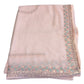 Pink - Chiffon - Party Wear Embroidiered Saree with Blouse Piece - SP250407 VT 0425