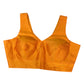 Orange - Silky Saree blouse with cups,  Sleeveless - 42" - UK Stock - Quick Delivery - RNK - R722A-KY
